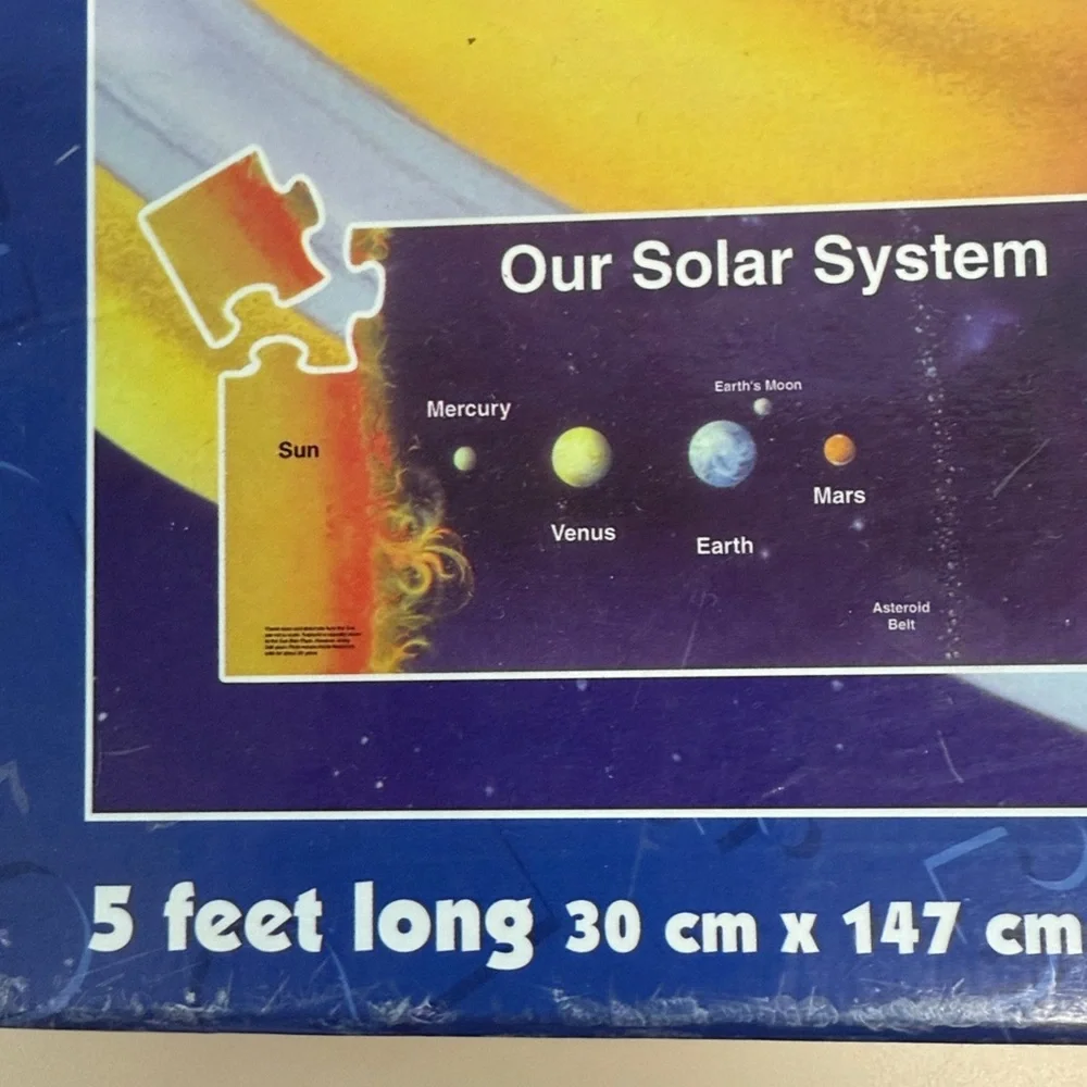 VTG 2003 MCGRAW HILL CHILDREN’S PUBLISHING “OUR SOLAR SYSTEM” GIANT FLOOR PUZZLE